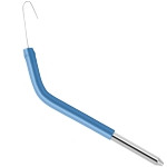 Eletrodo Agulha Curva Gancho - Haste ø 2,38mm x 45mm - Ponta ø 0,3mm x 13mm - AC0313-45G