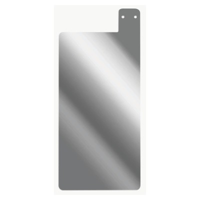 Placa Dispersiva AÇO INOX - 8,5 X 15 cm - AUTOCLAVÁVEL - Conector Pressão - M17