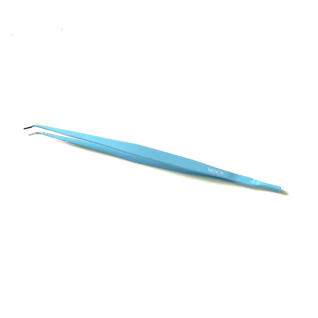 Pinça Monopolar Reta - Ponta Curva - 25cm - Ponta 2mm - PMR25-20C