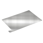 Placa Dispersiva AÇO INOX - 18 X 25cm - AUTOCLAVÁVEL - Conector Pressão - M19